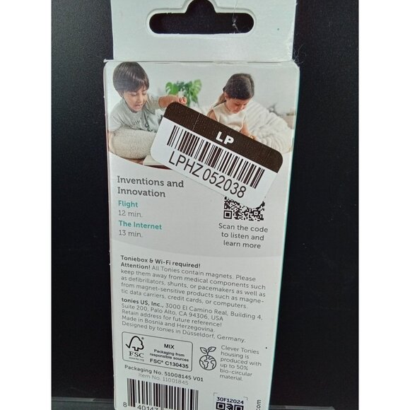 Tonies Learning & Discovery Inventions & Innovation Audio Content For Toniebox - Picture 3 of 3